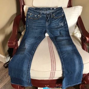 Miss Me jeans with button flap pockets 30